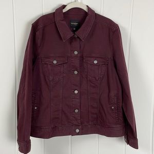 Liverpool Burgundy Jean Jacket
